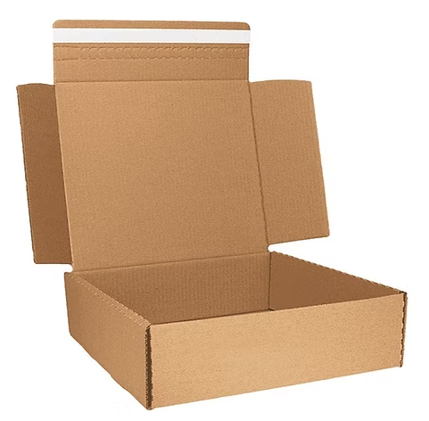 1 x Large Letter Cardboard Boxes with Peel & Seal Adhesive Stripe for Parcel